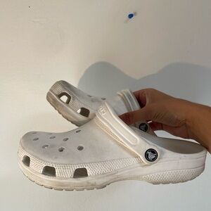 CROCS Off-White Classic Clogs